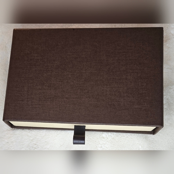 Louis Vuitton Brown Pull Out Drawer Gift Box Original Medium Belt Wallet Jewelry - Picture 4 of 9
